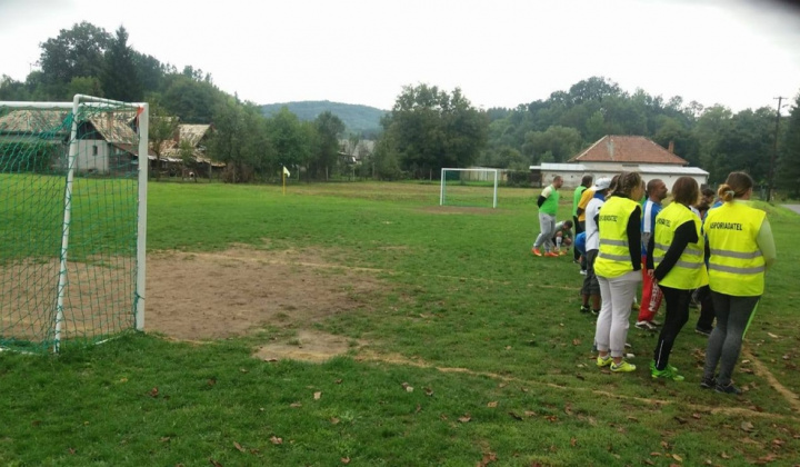 Futbalový zápas  v obci september 2017 