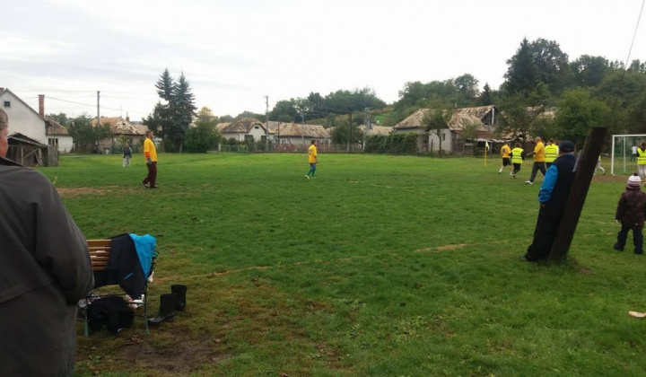 Futbalový zápas  v obci september 2017 