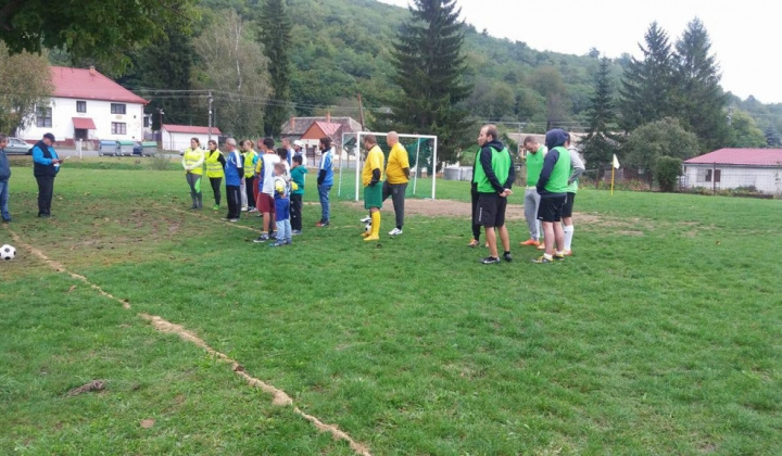 Futbalový zápas  v obci september 2017 