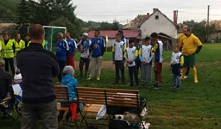 Futbalový zápas  v obci september 2017 