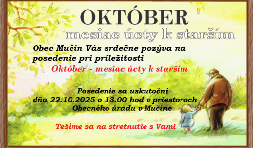 Úcta k starším 2025 Úcta k starším 2025