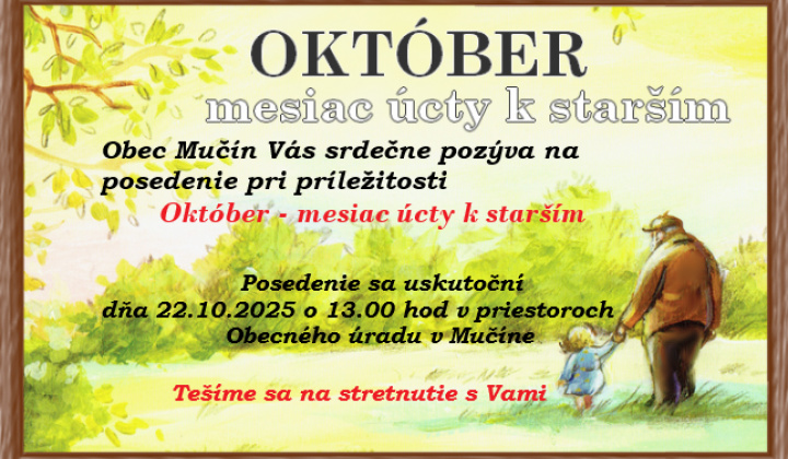 Úcta k starším 2025